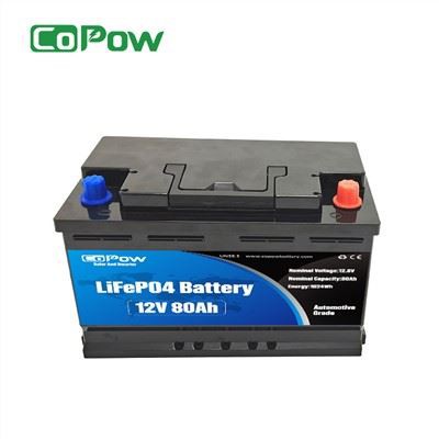 Batterie solaire au lithium-ion 12V 80Ah